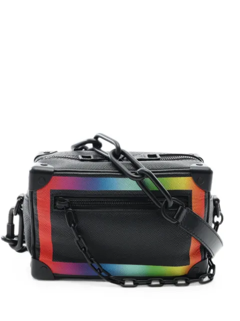 Louis Vuitton Pre-Owned 2019 Taiga rainbow chain shoulder bag Black 1094140FL2199