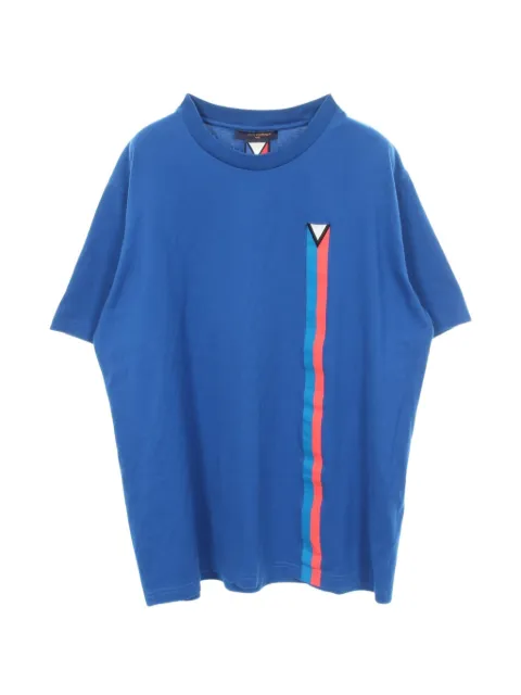 Louis Vuitton Pre-Owned 2010s America's Cup logo T-shirt Blue 1091875