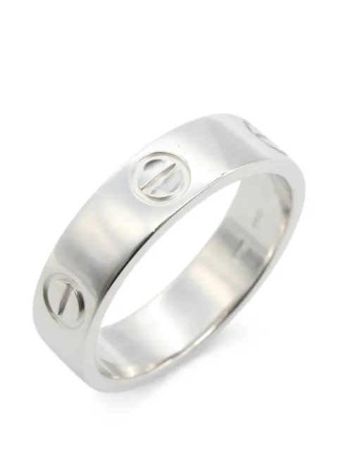 Cartier 2010s Love ring Silver 1093741F33209