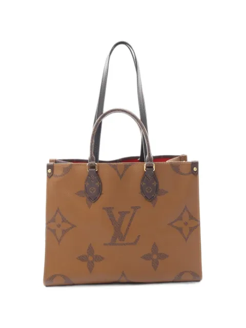 Louis Vuitton Pre-Owned Monogram Giant On-the-go tote bag Neutrals 1094063
