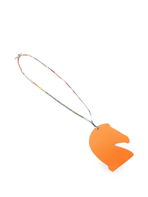 Hermès Pre-Owned 2010s Samarkand Chevre bag charm Orange 1093513