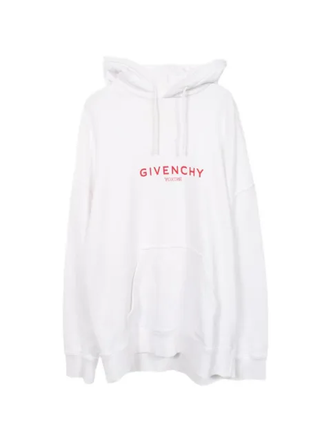 Givenchy Pre-Owned 2010s Bstroy logo hoodie White 1092624