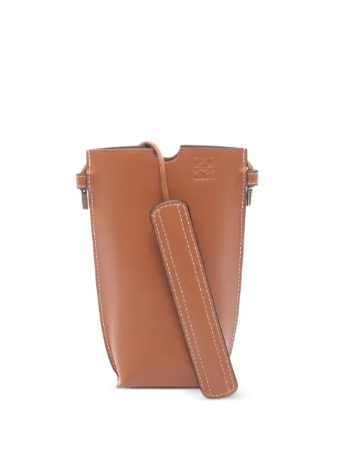 Loewe Pre-Owned 2010s Gate Pocket shoulder bag Brown 1094440