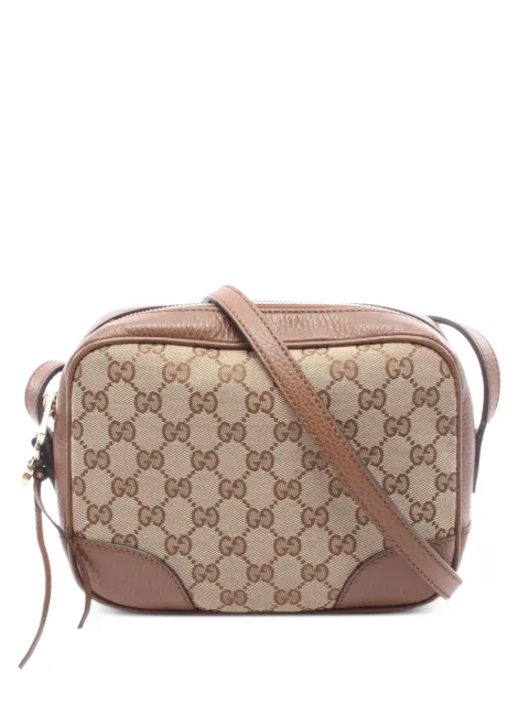 Gucci Pre-Owned 2010s Bree GG canvas shoulder bag Brown 1093847