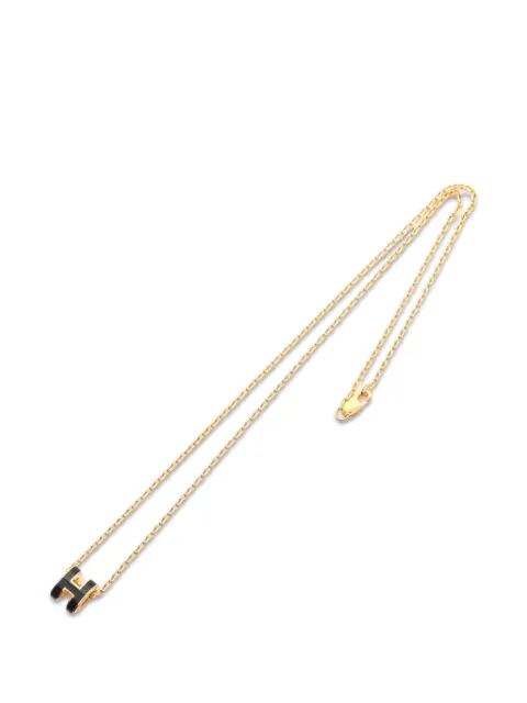 Hermès Pre-Owned 2010s Mini Pop H necklace Gold 1088877