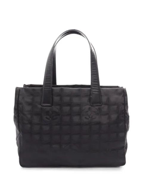 CHANEL Pre-Owned 2006-2008 New Travel Line MM tote bag Black 109305911511371