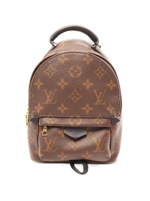 Louis Vuitton Pre-Owned 2020 Palm Springs mini Monogram backpack Brown 1093184FL3220