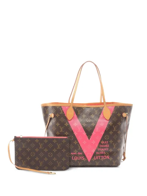 Louis Vuitton Pre-Owned 2015 Monogram Neverfull MM tote bag Brown 1092041AR1145