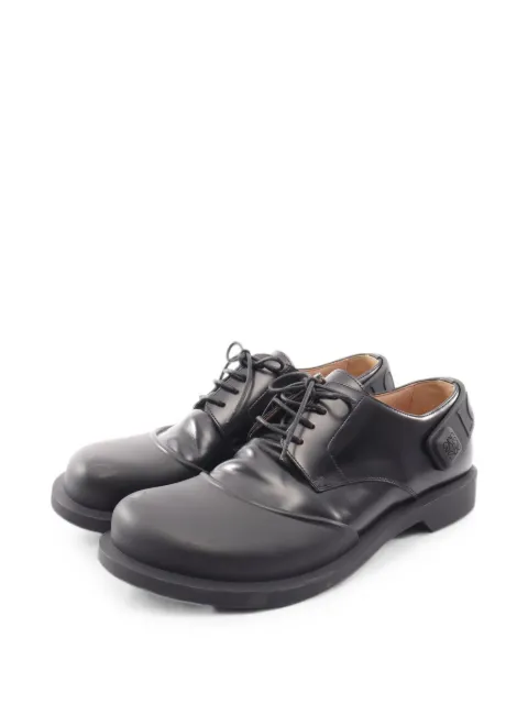 Loewe Pre-Owned 2010s Terra lace-up shoes Black 1089026