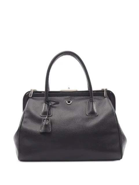 Prada Pre-Owned 2010s Doctor's tote bag Black 1092971