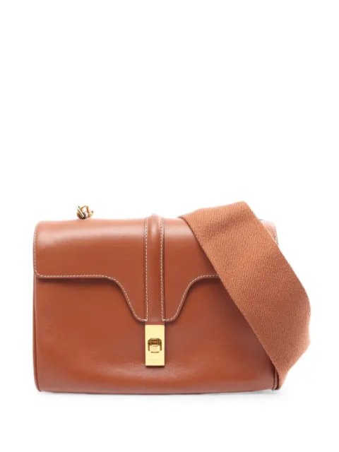 Celine Pre-Owned 2000s 16 Teen Soft shoulder bag Brown 1093781