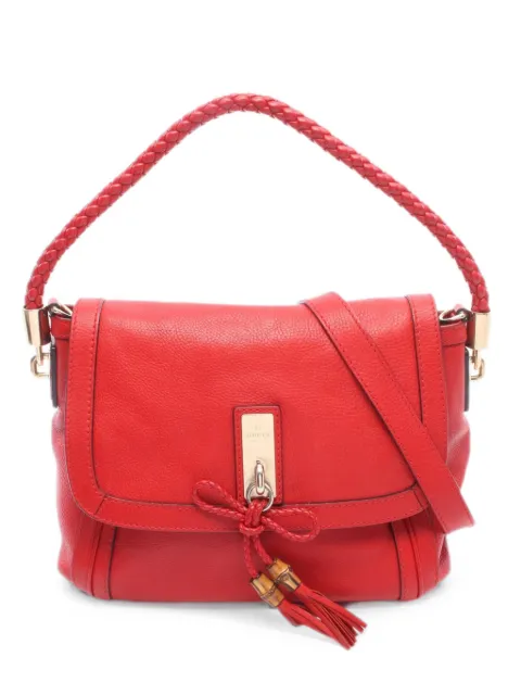 Gucci Pre-Owned 2010s Bella braided shoulder bag Red 1093249