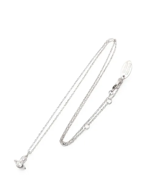 Vivienne Westwood Pre-Owned 2020s London Orb pendant necklace Silver 1093869