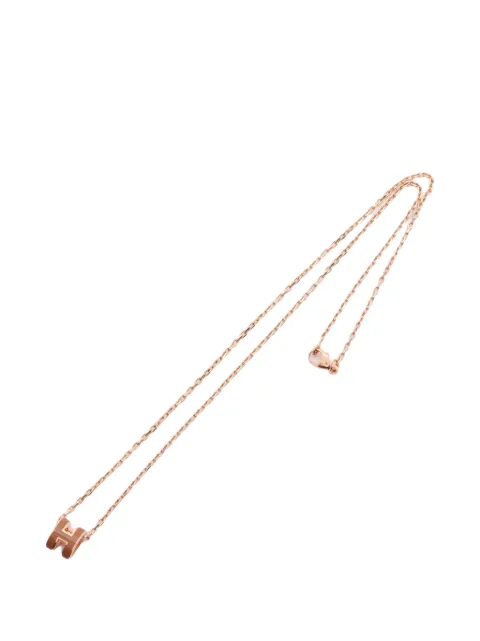 Hermès Pre-Owned 2010s Mini Pop H necklace Pink 1088876