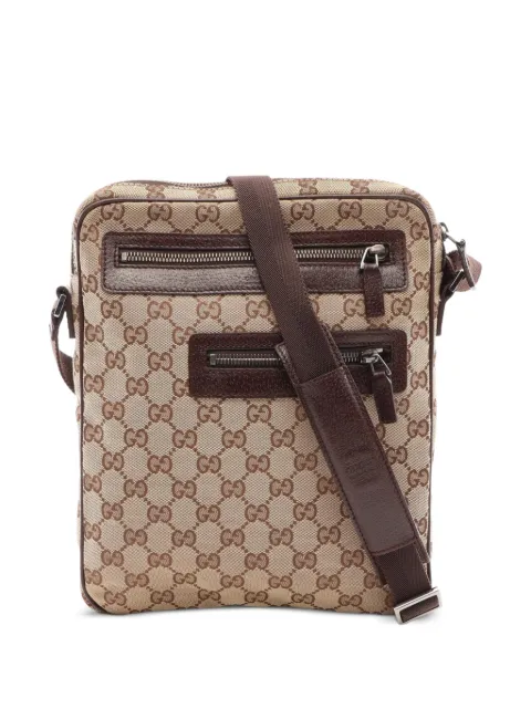 Gucci Pre-Owned 2000s GG canvas shoulder bag Neutrals 1094675