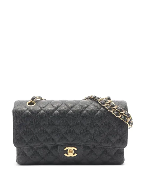 CHANEL Pre-Owned 2020-2021 Double Flap shoulder bag Black 109220730223989