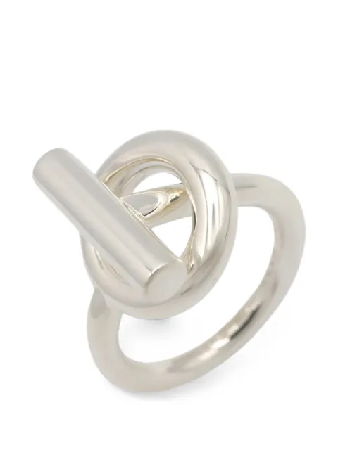 Hermès Pre-Owned 2010s PM Échappée ring Silver 109258122AB024915