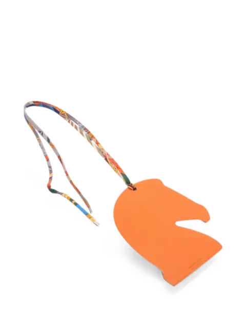 Hermès Pre-Owned 2010s Samarkand bag charm Orange 1093514