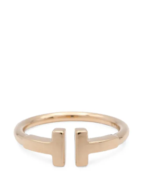 Tiffany & Co. Pre-Owned 2010s T-wire ring Pink 1091124