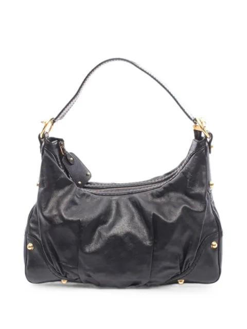 Gucci Pre-Owned 2010s leather shoulder bag Black 1093785