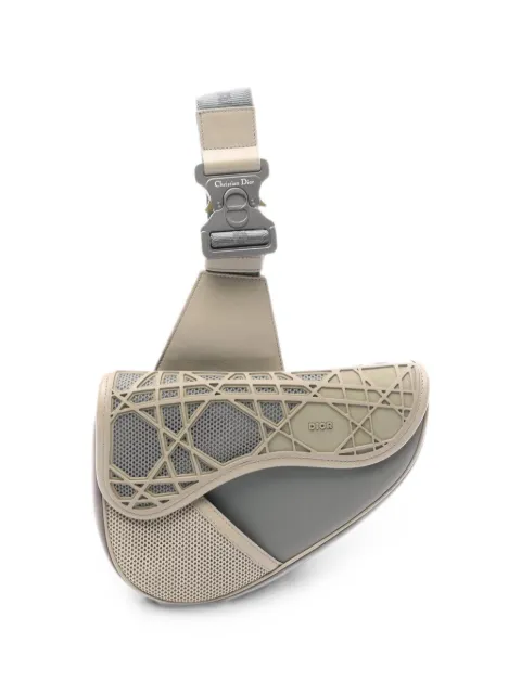 Christian Dior Pre-Owned 2010s Saddle belt bag Neutrals 1093813