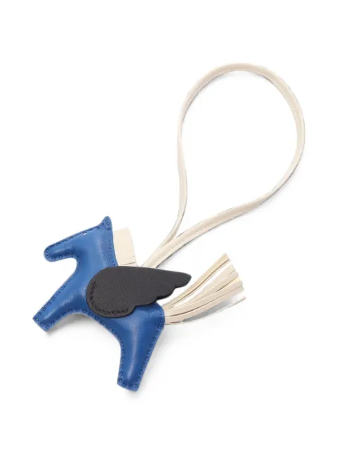 Hermès Pre-Owned 2022 PM Rodeo Pegasus bag charm Blue 1093531U