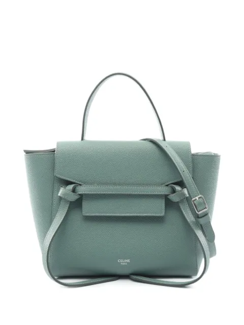 Celine Pre-Owned 2010s Belt Nano belt bag Green 1093799
