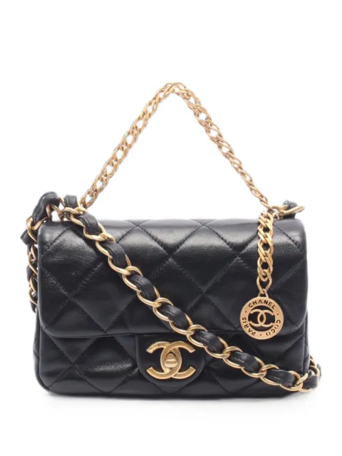 CHANEL Pre-Owned 2021 Matelassé flap shoulder bag Black 1094367G30638G7