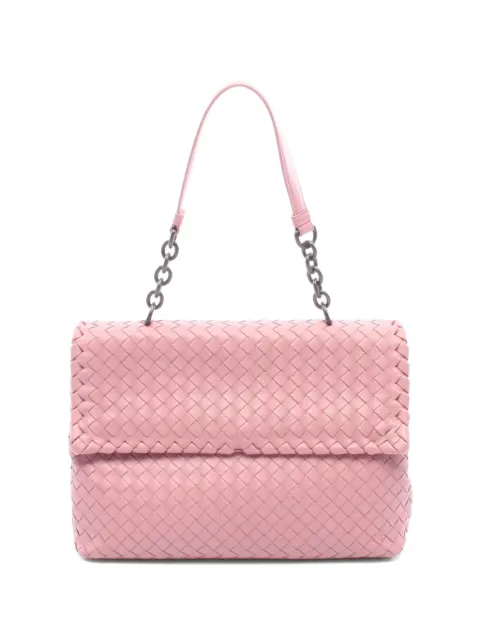 Bottega Veneta Pre-Owned 2010s Intrecciato shoulder bag Pink 1093803