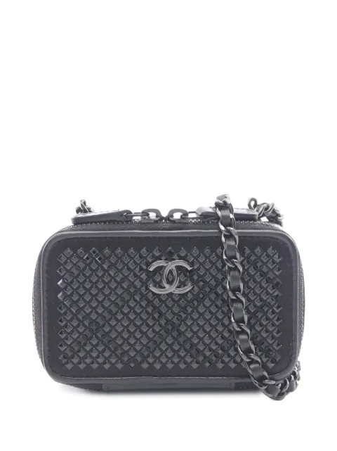 CHANEL Pre-Owned 2021s mini matelassé chain shoulder bag Black 1094004CJJ7J389