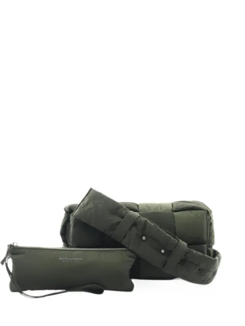 Bottega Veneta Pre-Owned 2010s Padded Tech Cassette shoulder bag Green 1093797