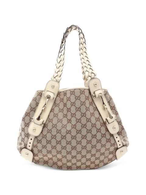 Gucci Pre-Owned 2010s GG canvas shoulder bag Neutrals 1093220