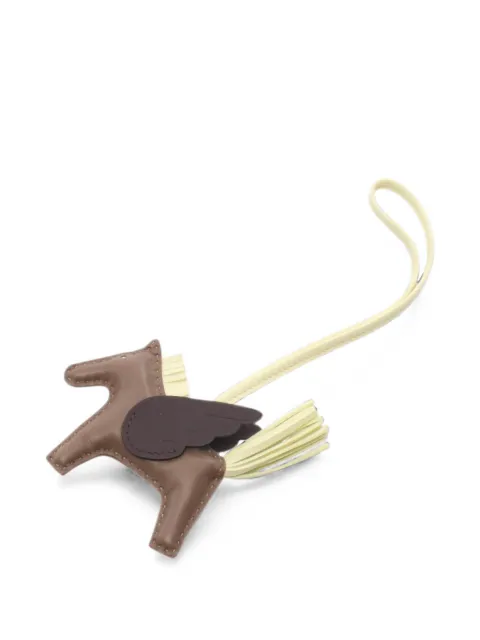 Hermès Pre-Owned 2024 PM Rodeo Pegasus bag charm Brown 1093833W
