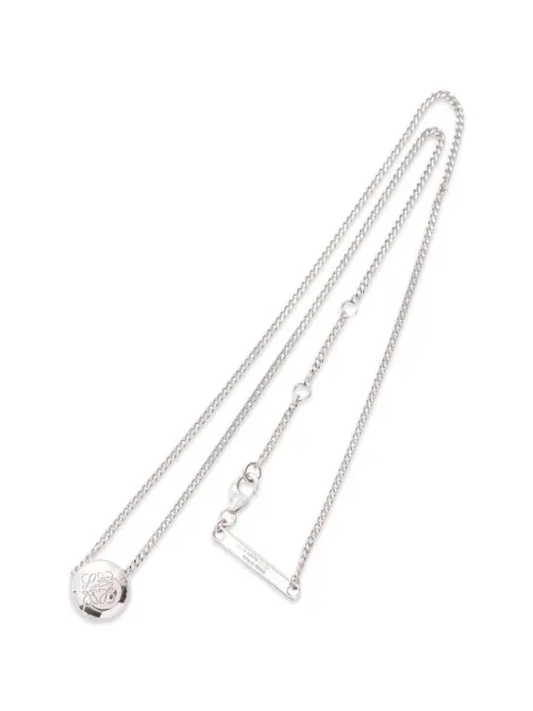 Loewe Pre-Owned 2020s Pebble necklace Silver 1093580