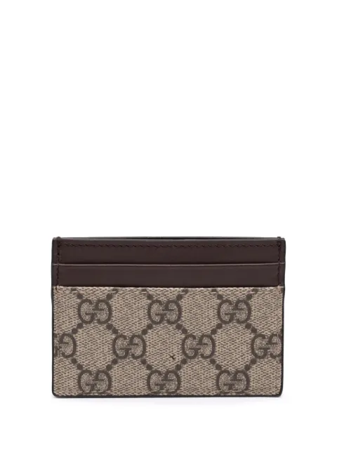 Gucci Pre-Owned 2000-2015 GG Supreme card holder Neutrals CCNM1U336PN4GLU7