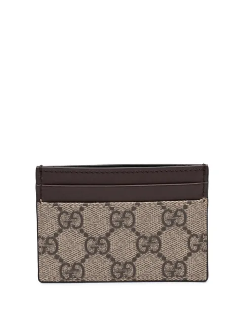 Gucci Pre-Owned 2000-2015 GG Supreme card holder Brown 4C611SCQLRHS767U