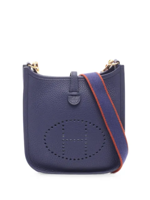 Hermès Pre-Owned 2018 Evelyn TPM mini bag Blue 1094321C