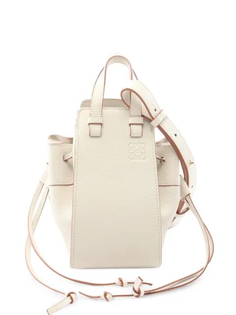 Loewe Pre-Owned 2010s mini Hammock tote bag White 1092232