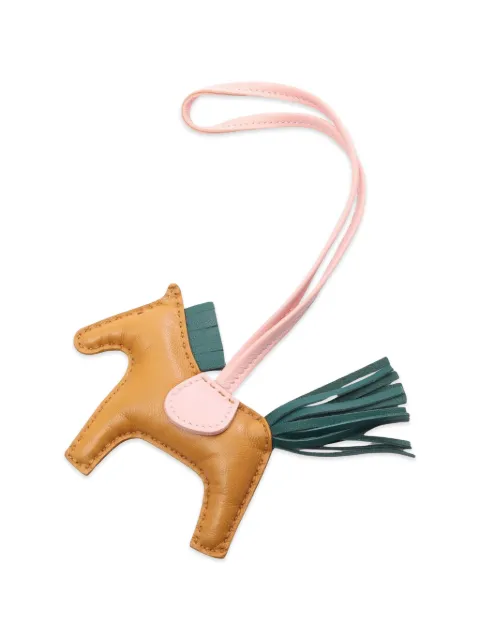 Hermès Pre-Owned 2021 PM Rodeo leather bag charm Brown 1093447Z