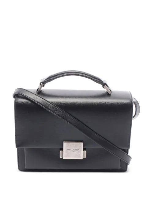 Saint Laurent Pre-Owned 2000s medium Bellechasse two-way leather shoulder bag Black 1093468