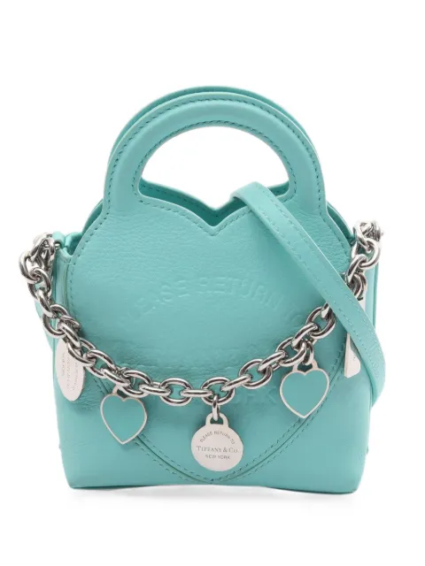 Tiffany & Co. Pre-Owned 2000s micro Return to Tiffany charm tote bag Blue 1093849