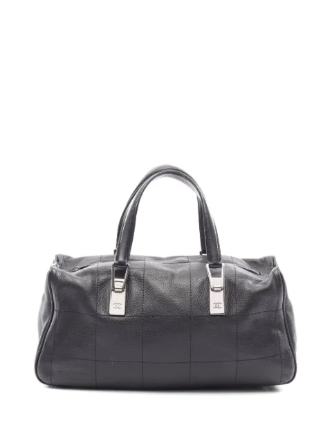 CHANEL Pre-Owned 2003-2004 Chocolate Bar leather handbag Black 10937728316287