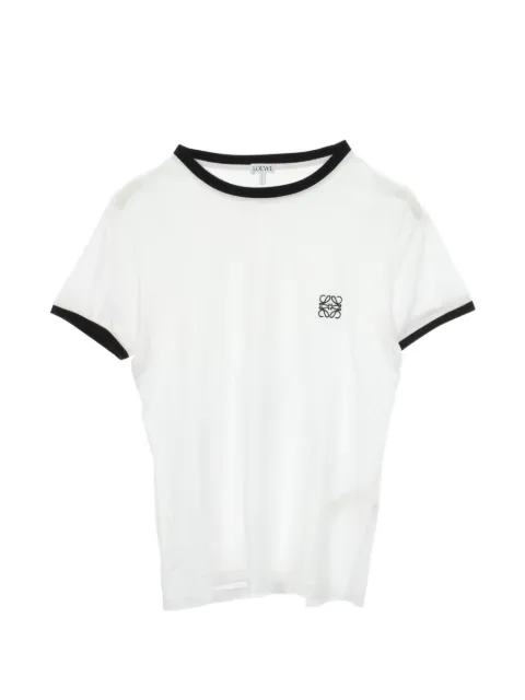 Loewe Pre-Owned 2010s Anagram crew-neck cotton T-shirt White 1092027