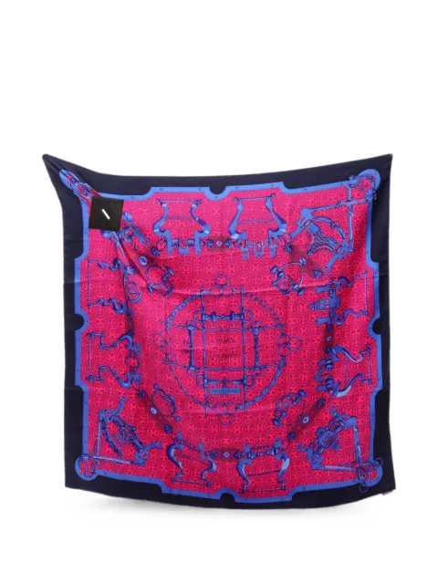 Hermès Pre-Owned 2010s Petit H Bits and Gourmettes scarf Pink 1089034