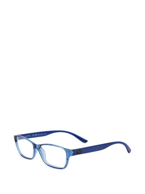 Lacoste glitter-temple rectangle-frame glasses Blue L3803BMI44051