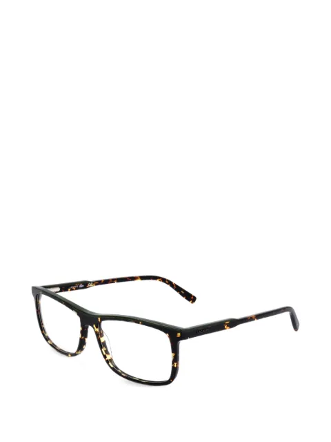 Lacoste tortoiseshell-effect rectangle-frame glasses Brown L286021555