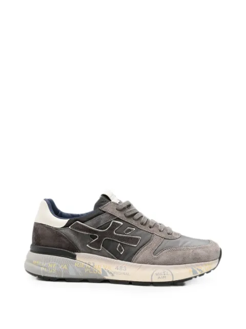 Premiata Mick logo-patch sneakers Grey 8433