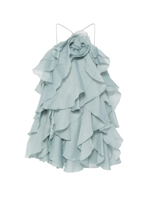Aje Pandorea layered mini dress Blue 25RE5201