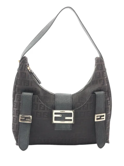 Fendi Pre-Owned 2000-2010 Zucchino Canvas shoulder bag Brown BM091SMORYE43P5T