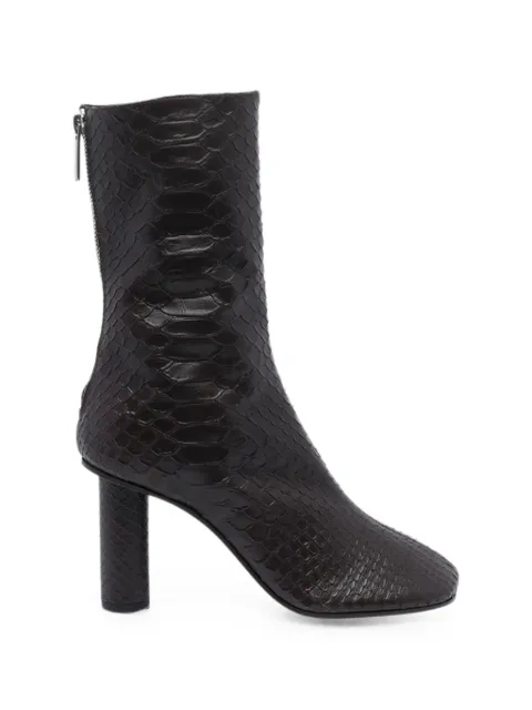 Paris Texas Alice python-effect ankle boots Black PX2030XPTASROUGENOIR